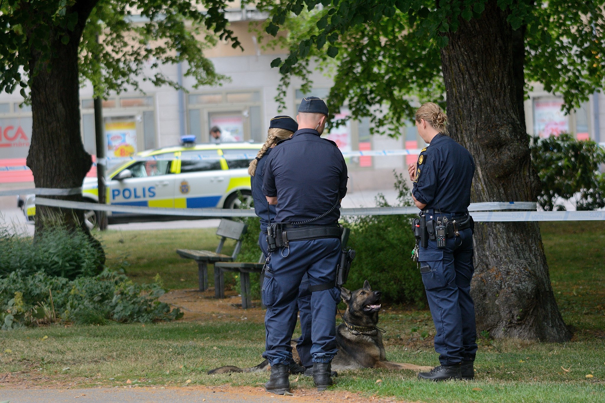 Våldsbrott vid Oskarstorget på Öster i Örebro