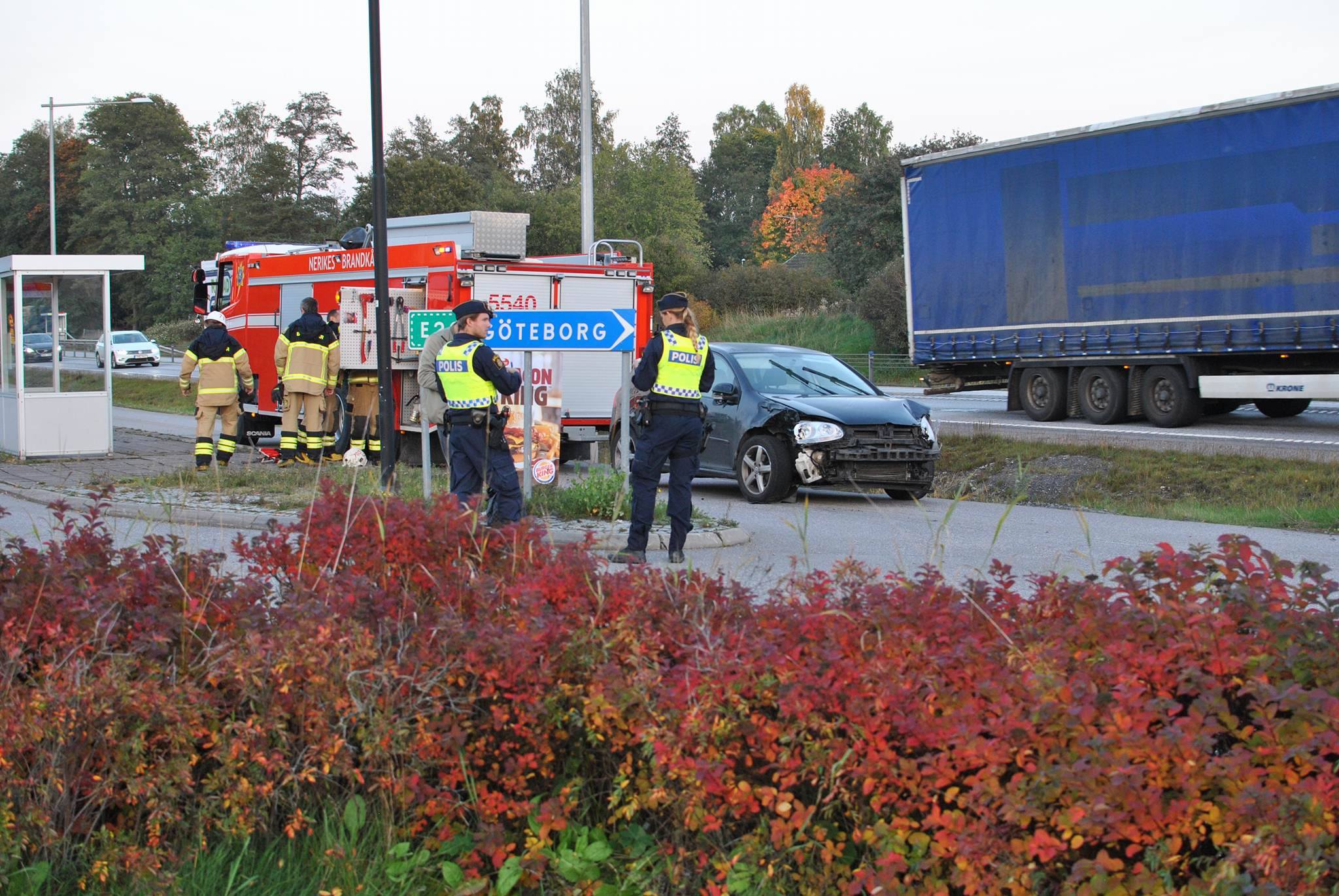 Trafikolycka i Laxå